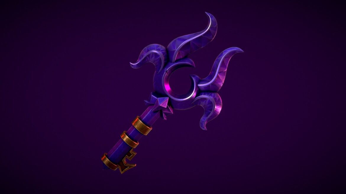 crystal key forgotten treasure 3d model