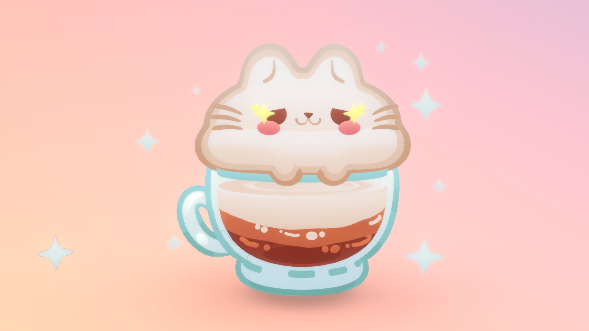 cute catppuccino