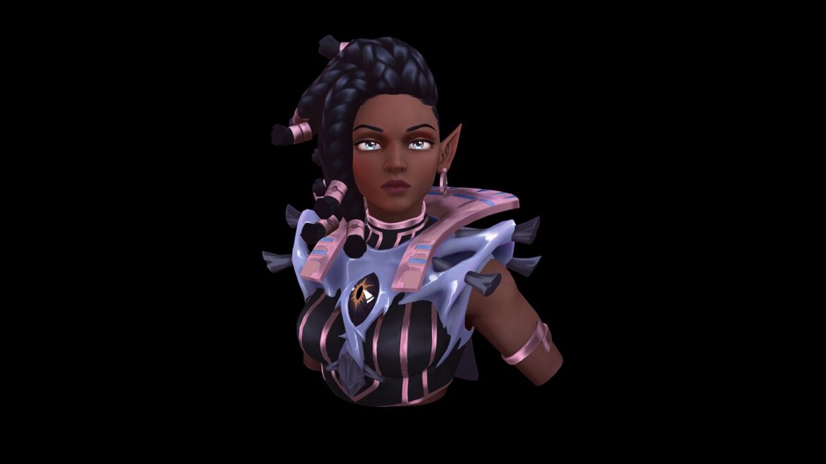 demon hunter unknown fear 3d model