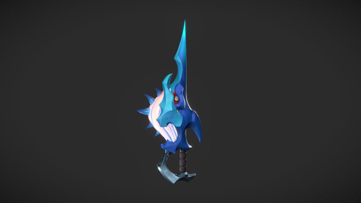 dragon sword 3d model
