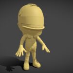 driver f1 toy style 3dprintng 3d model