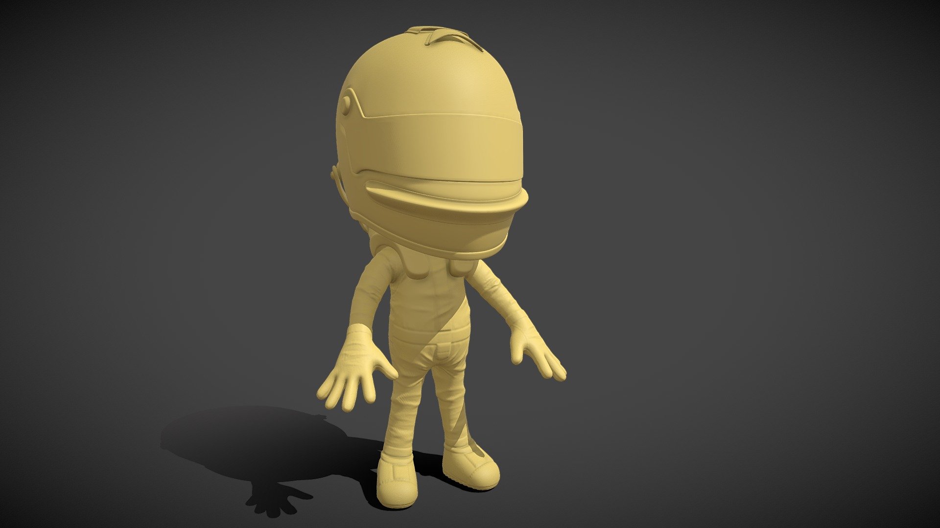 driver F1 toy-style (3dprintng)