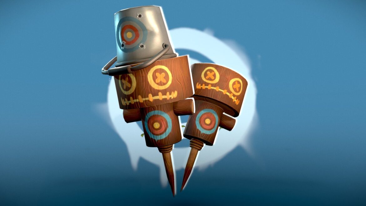 dummies target pratice dummy stylized 3d model