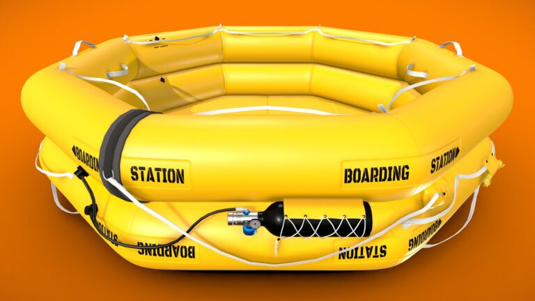 Download Emergency Raft [high Quality] 3D Model | Deep3DSea