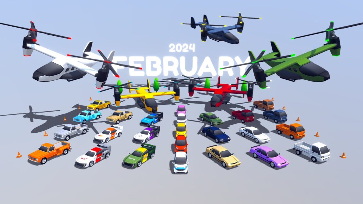 february 2024 arcade ultimate pack 3d model