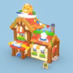food house in casual game