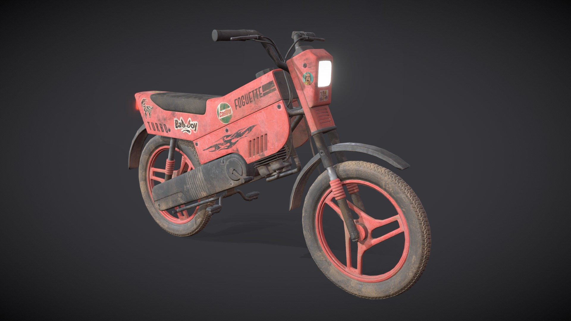 Game Asset: Motorbike