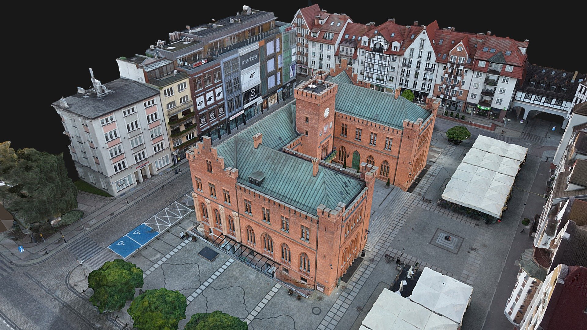 KOŁOBRZEG – rynek miejski / city market (mobile)