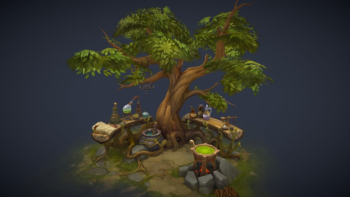 last outlander chemists table level 1 3d model