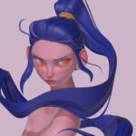 Loish girl portrait