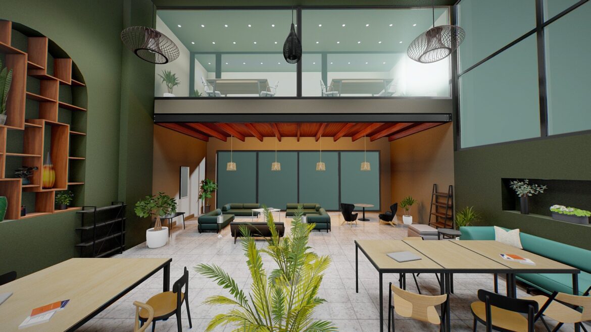 modern aesthetic interiors 3d model