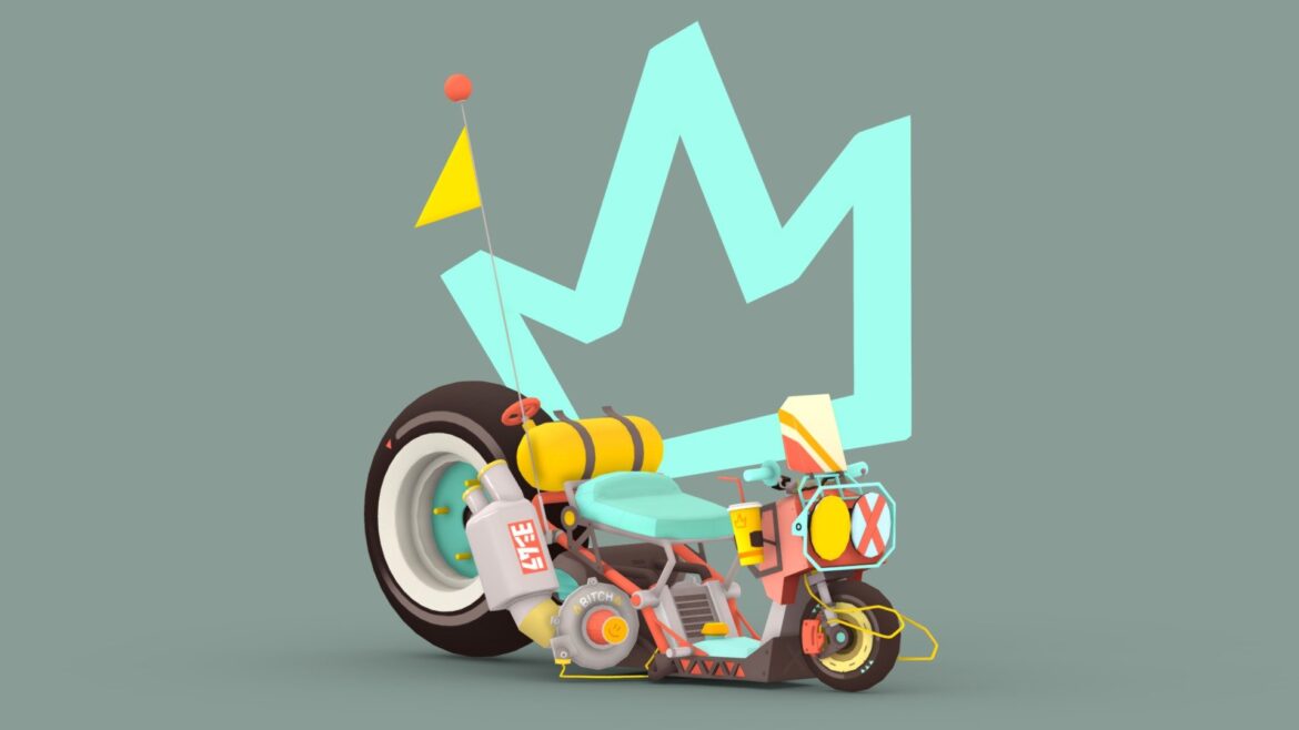motorbike 3d model