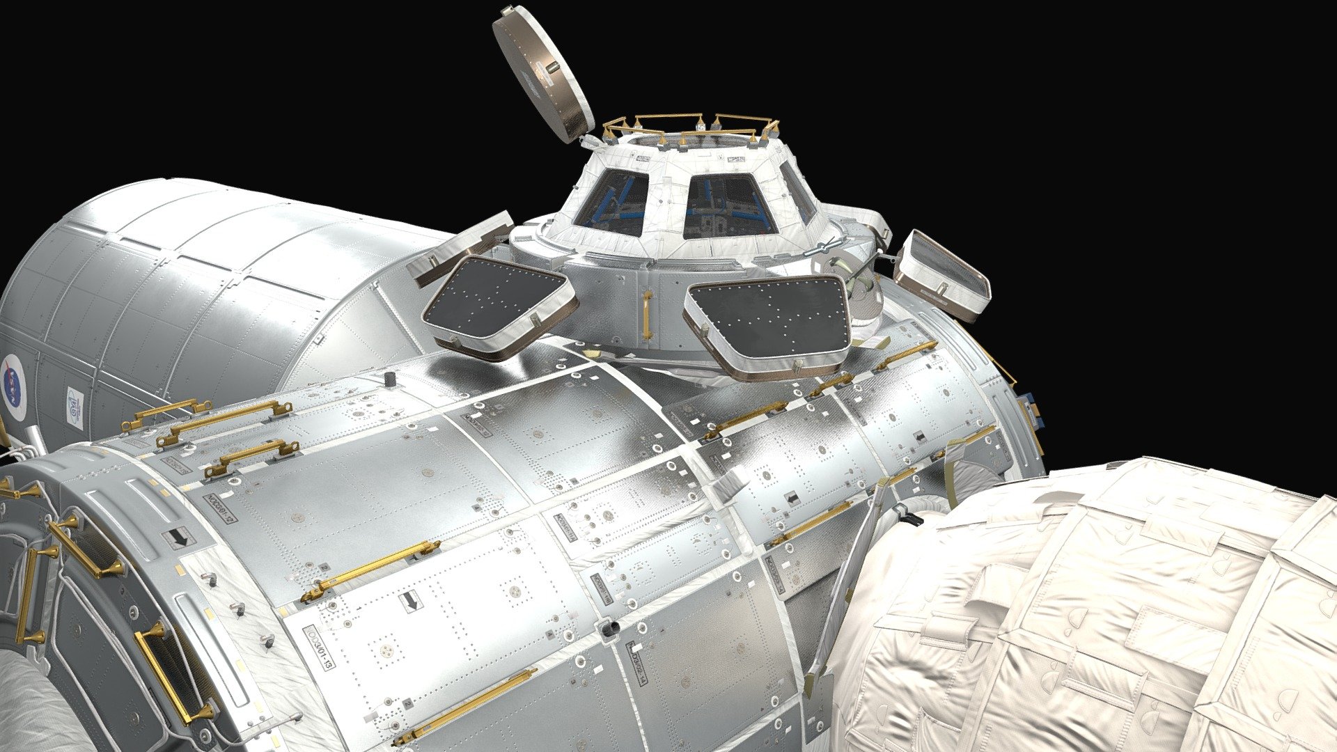 Download Node Three Tranquility - ISS 3D Model | deep3dsea