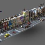 part of lego avenue cometcon 2023 3d model