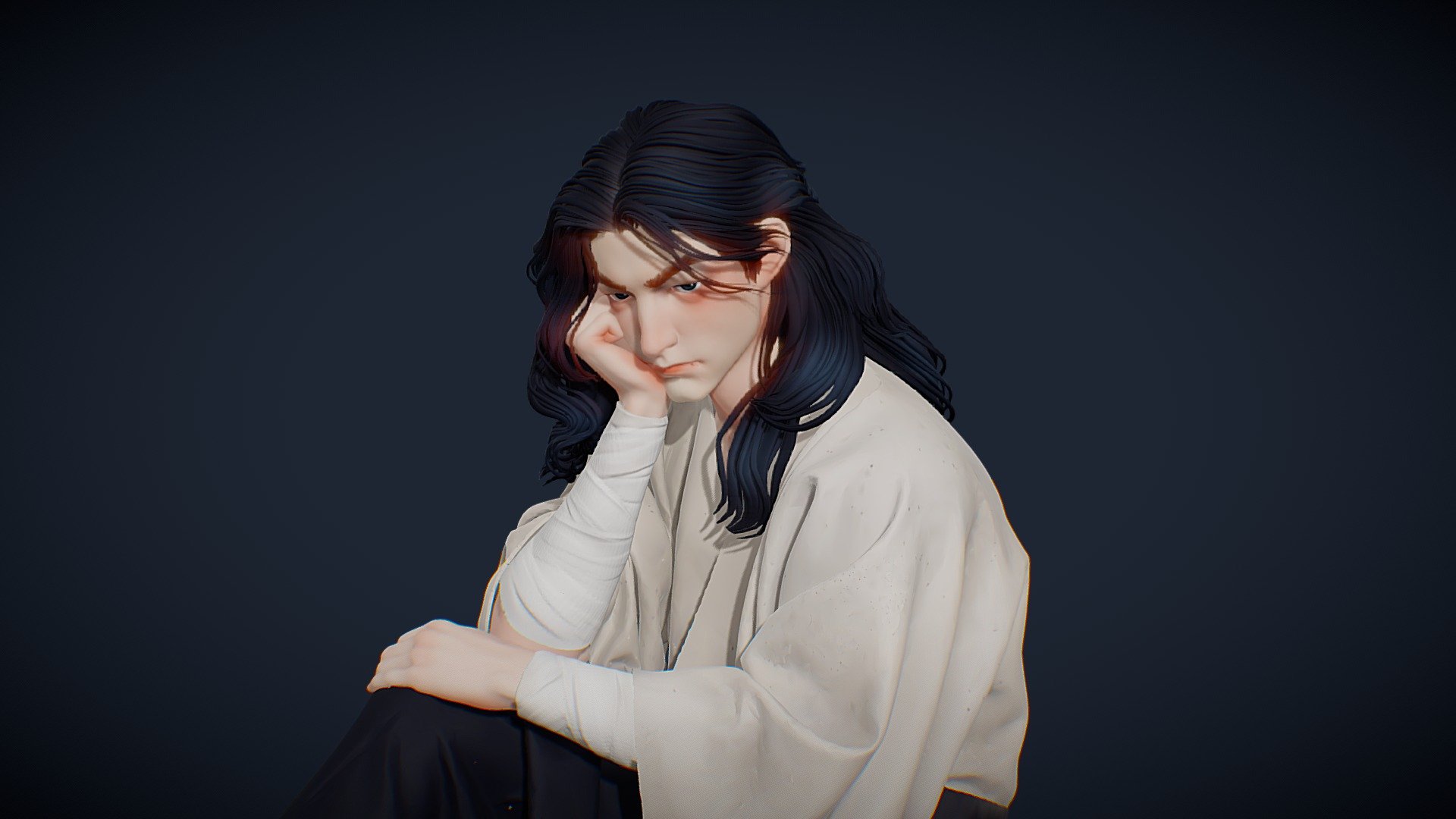 Resting Samurai