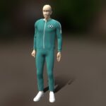 saitama squid game version 3d model