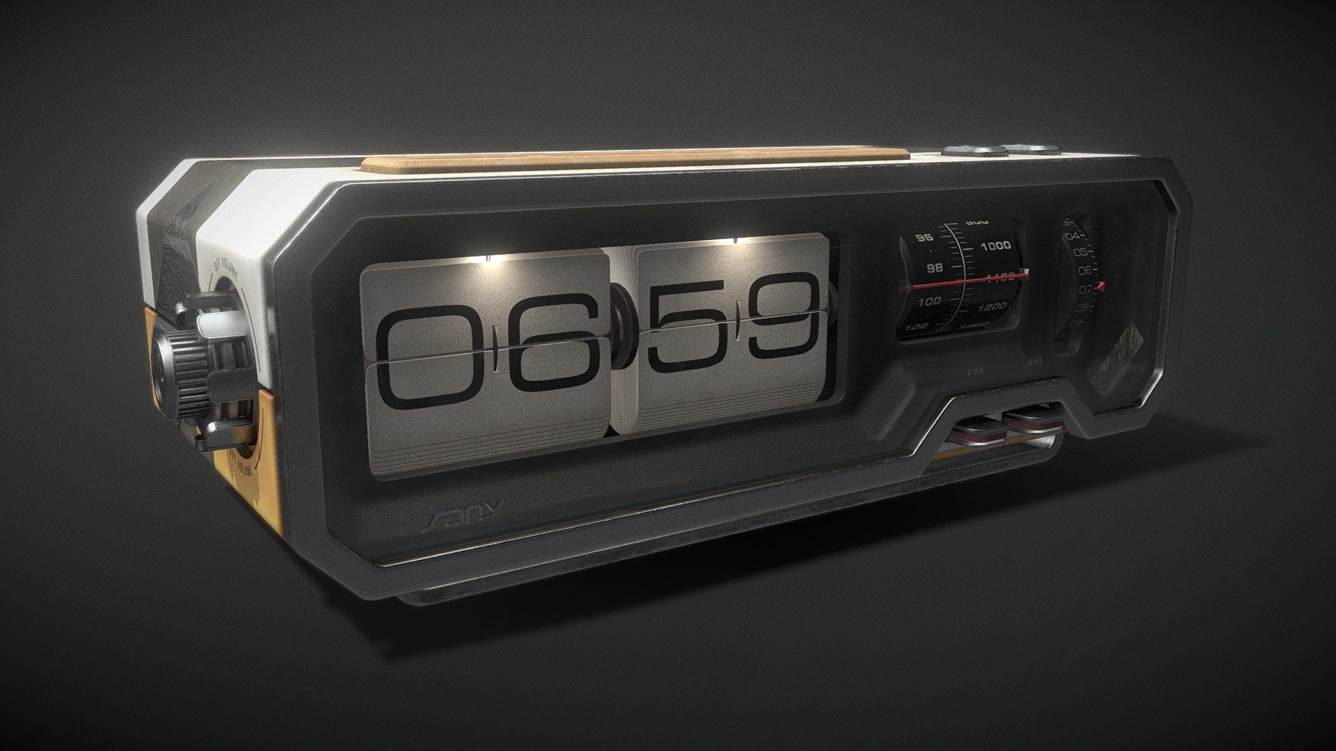 Sci-Fi Digimatic Flip Clock