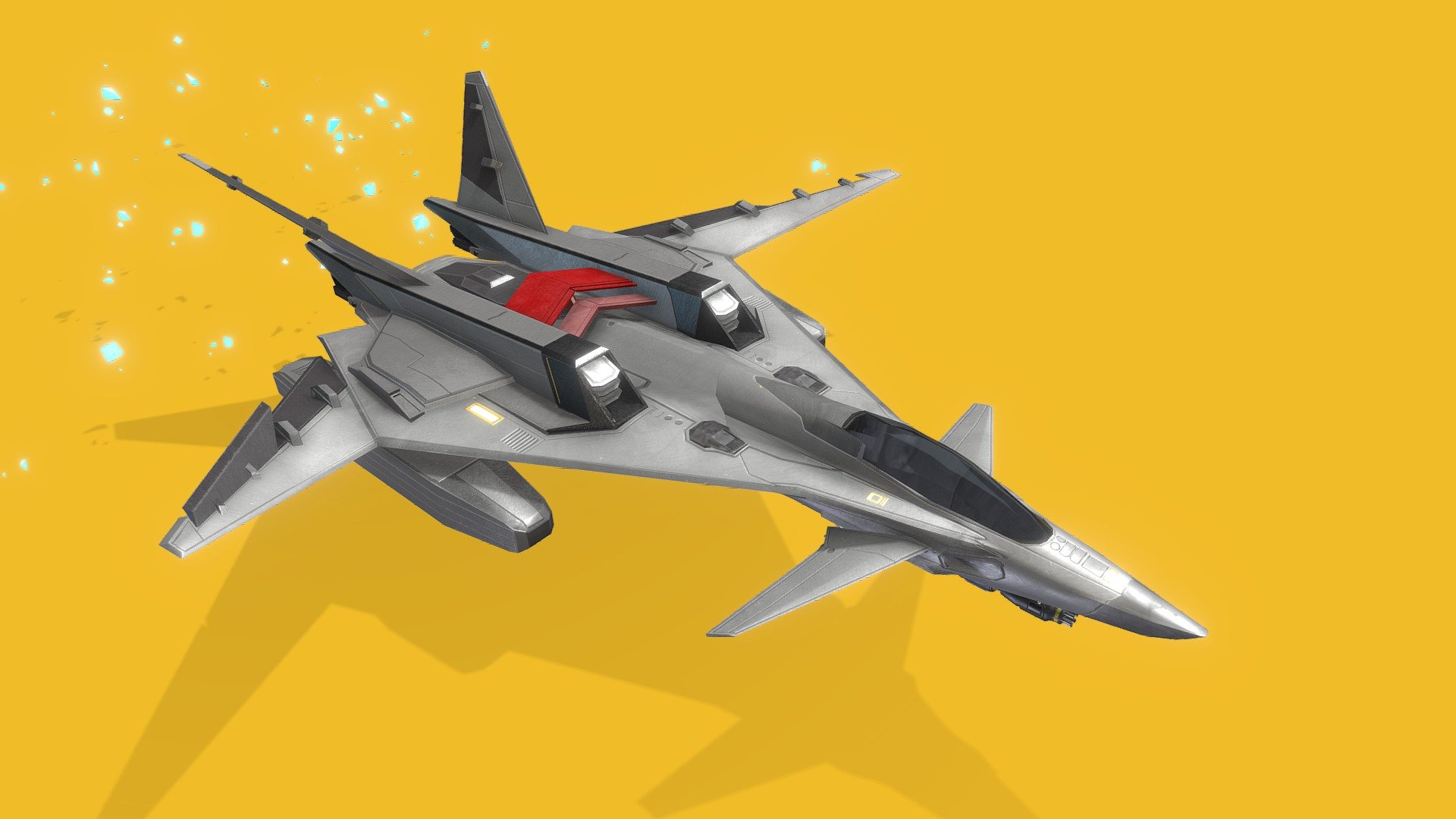 Scifi Fighter Aircraft “Velos”