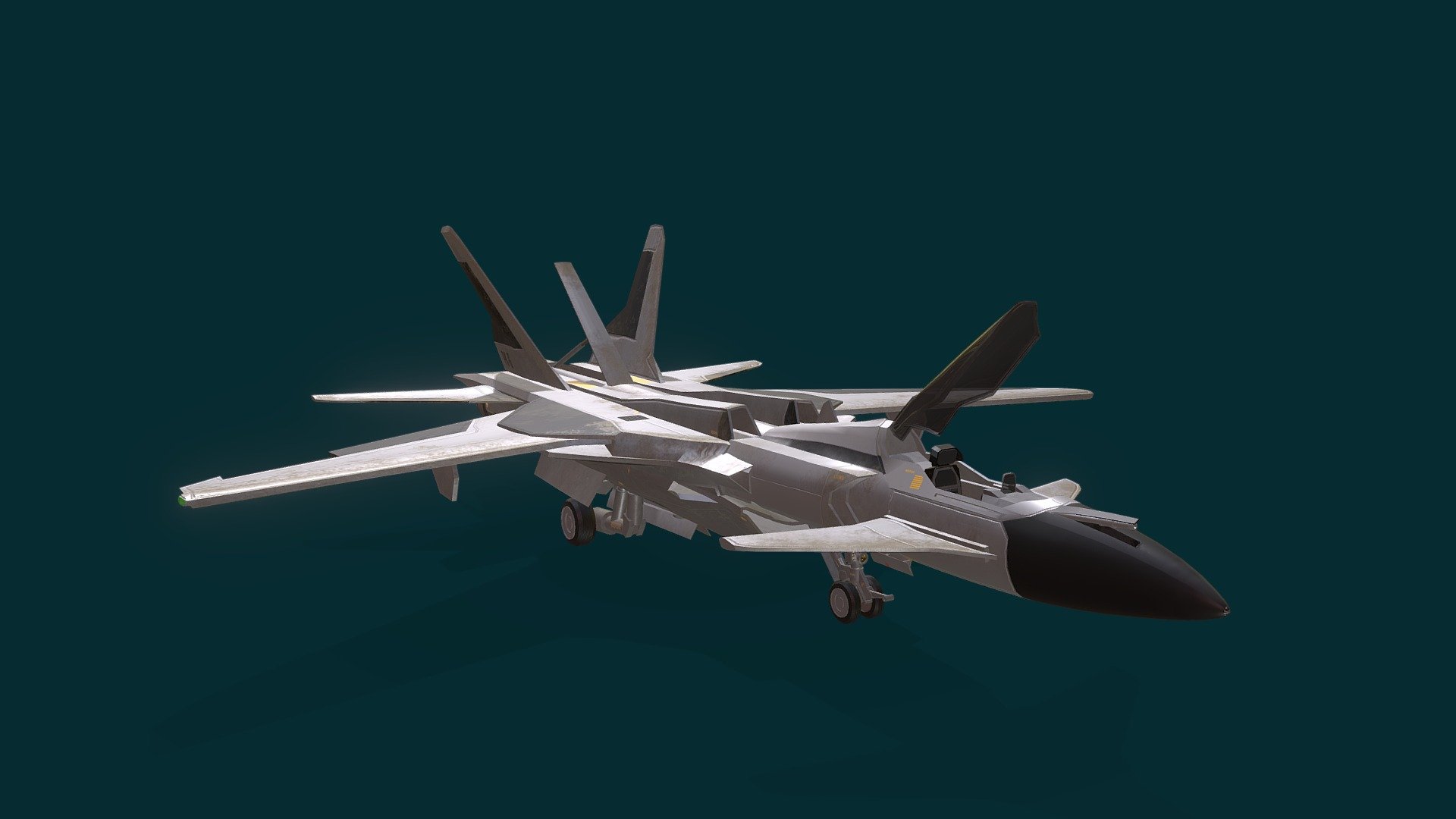 Scifi Fighter Aircraft “Xyston”