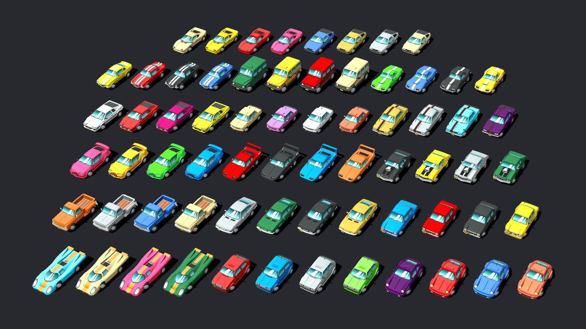 SHADED: Retro Cars Collection