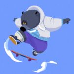 Skater Bear