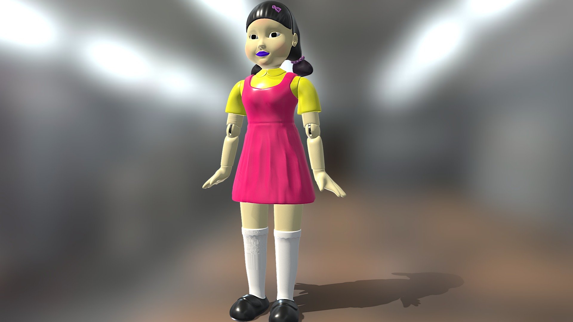 Squid Game Giant Doll – Alternative EMO Edition