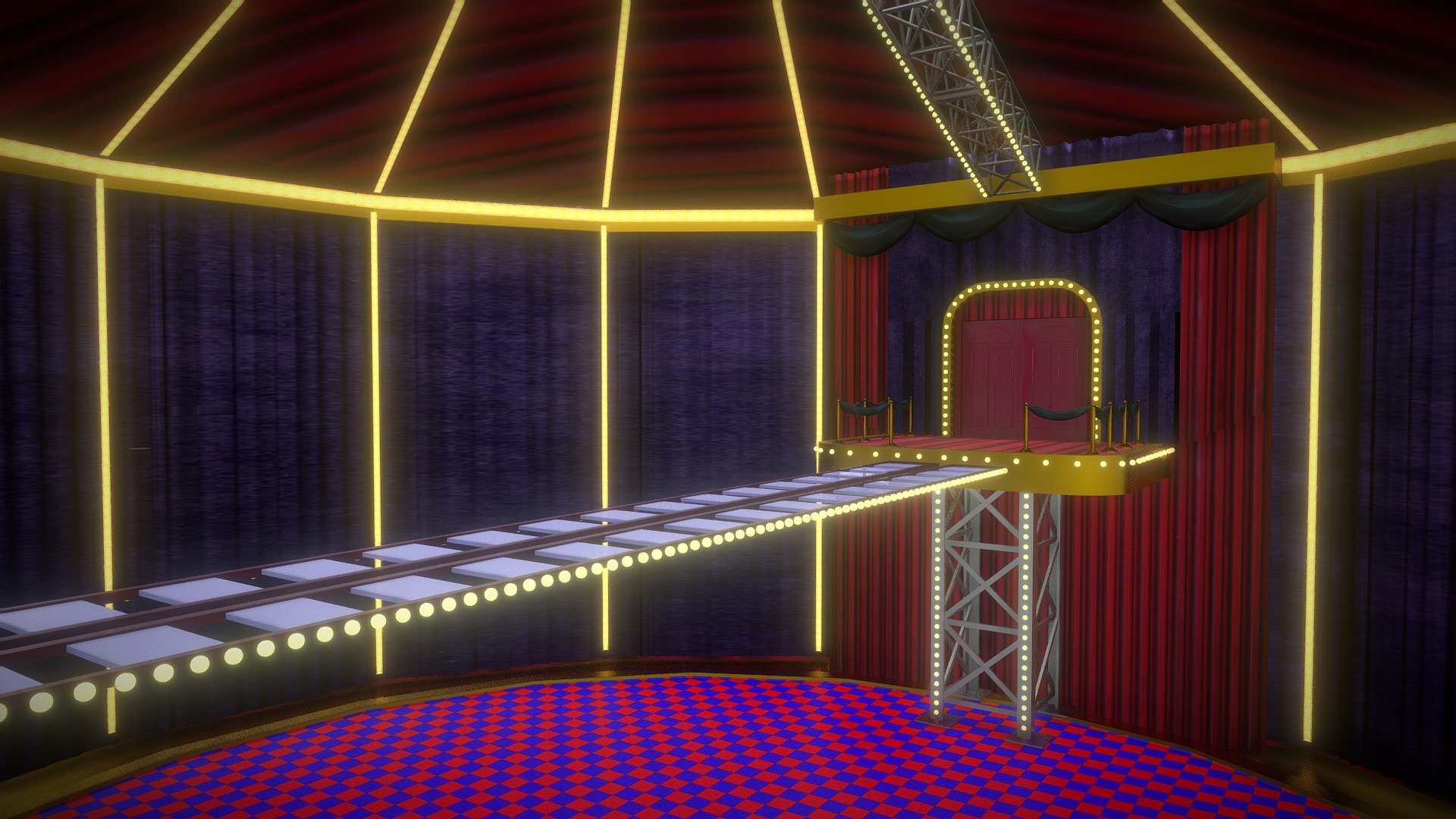 Squid Game Glass Bridge Level