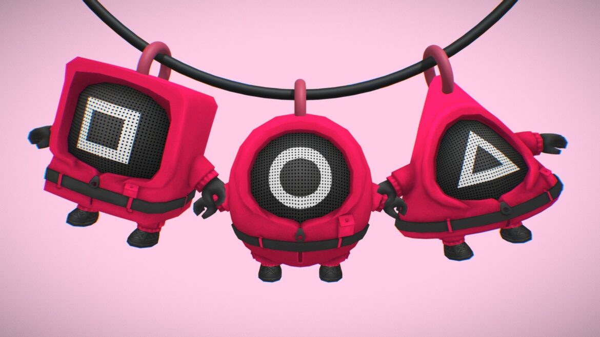 squid game guys 3d model