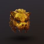 Squid games lion VIP mask (Game ready)