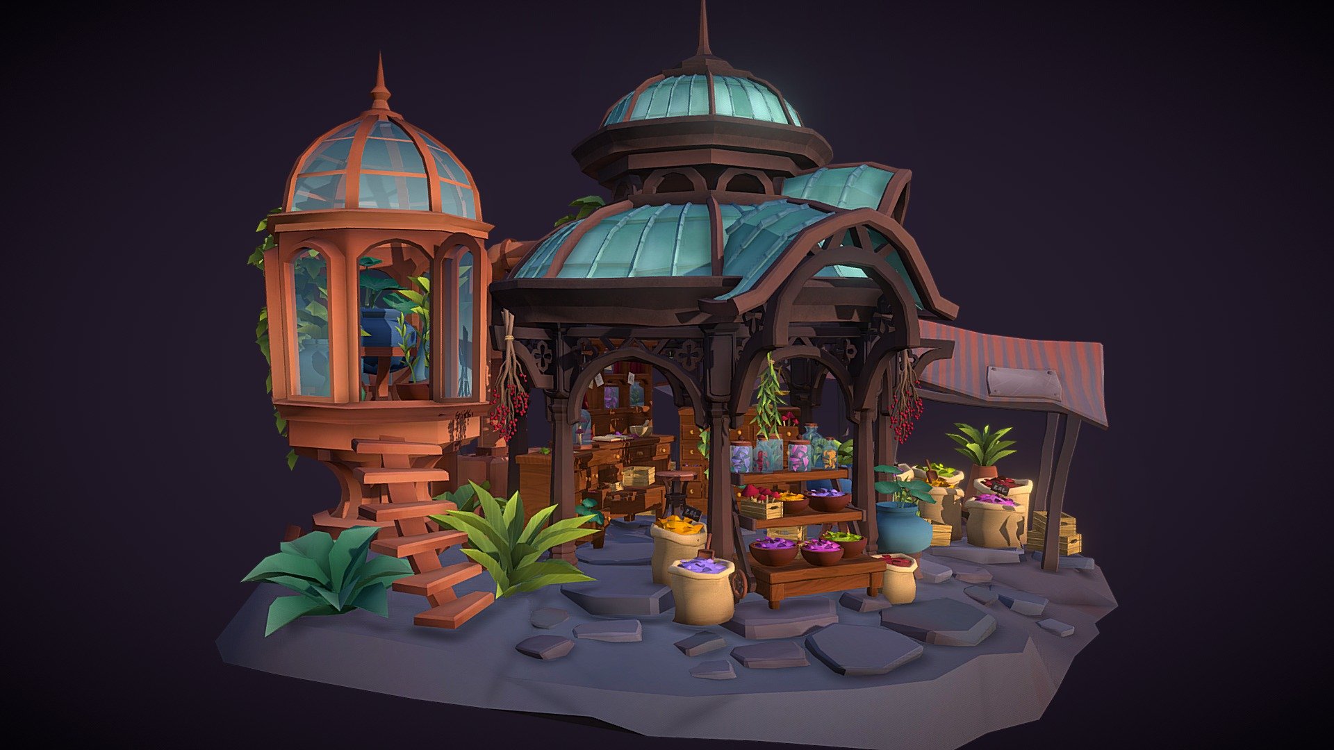 Steampunk Herbal Market – DAE Bazaar