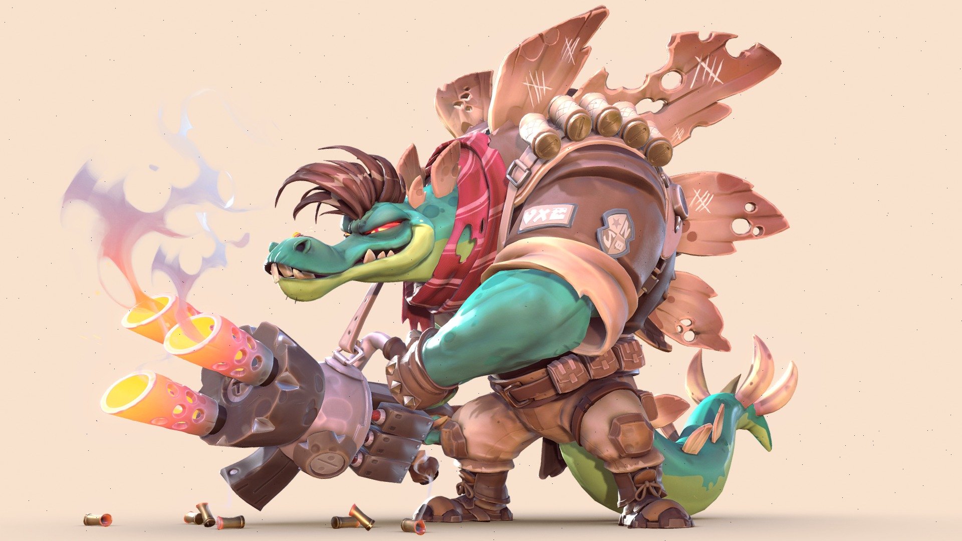Stego Soldier – Game Ready Stylized Character