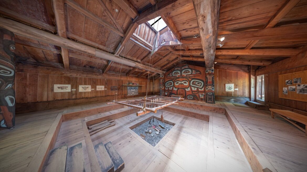 traditional house in alaska 3d model