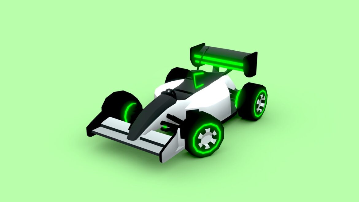 turbo apollo racing car 3d model