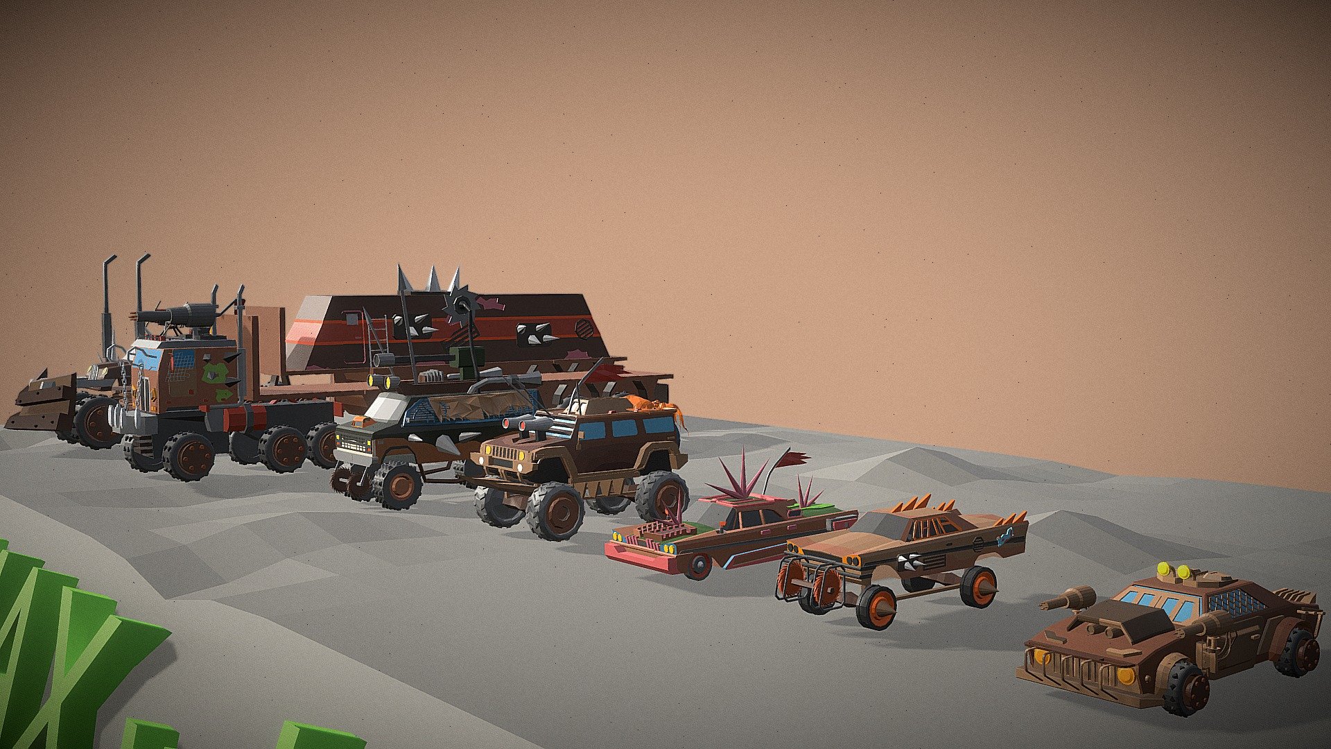 Vehicles Pack Low Poly