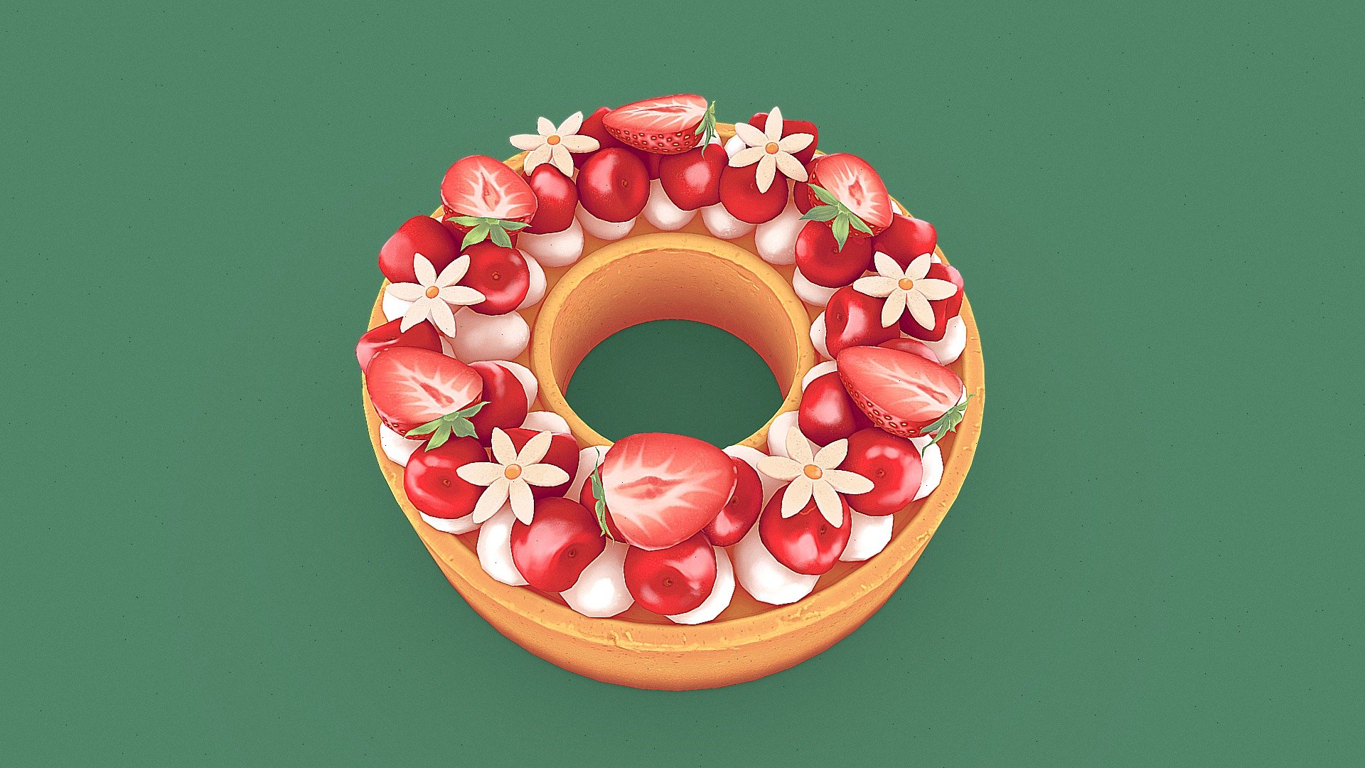 Wreath Tart ~