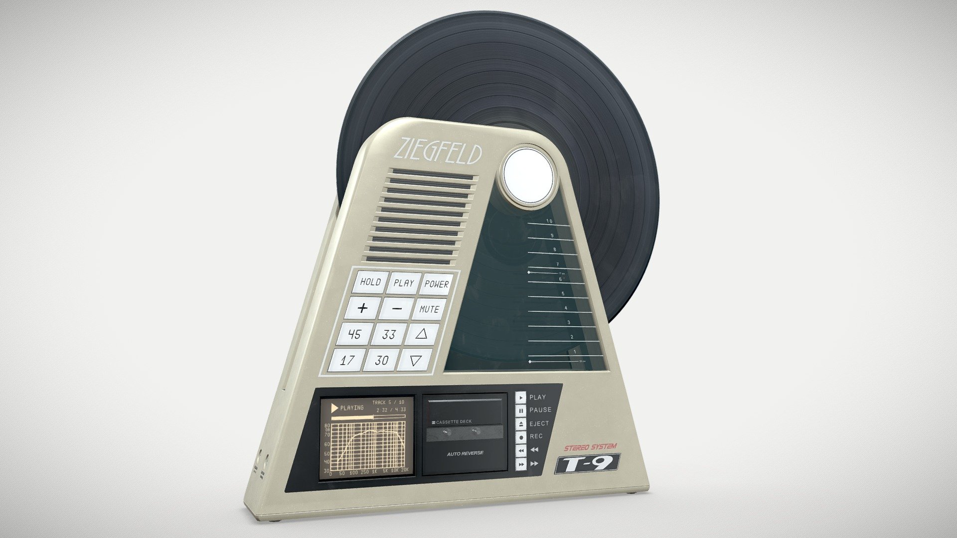 Ziegfeld T-9 Stereo Turntable