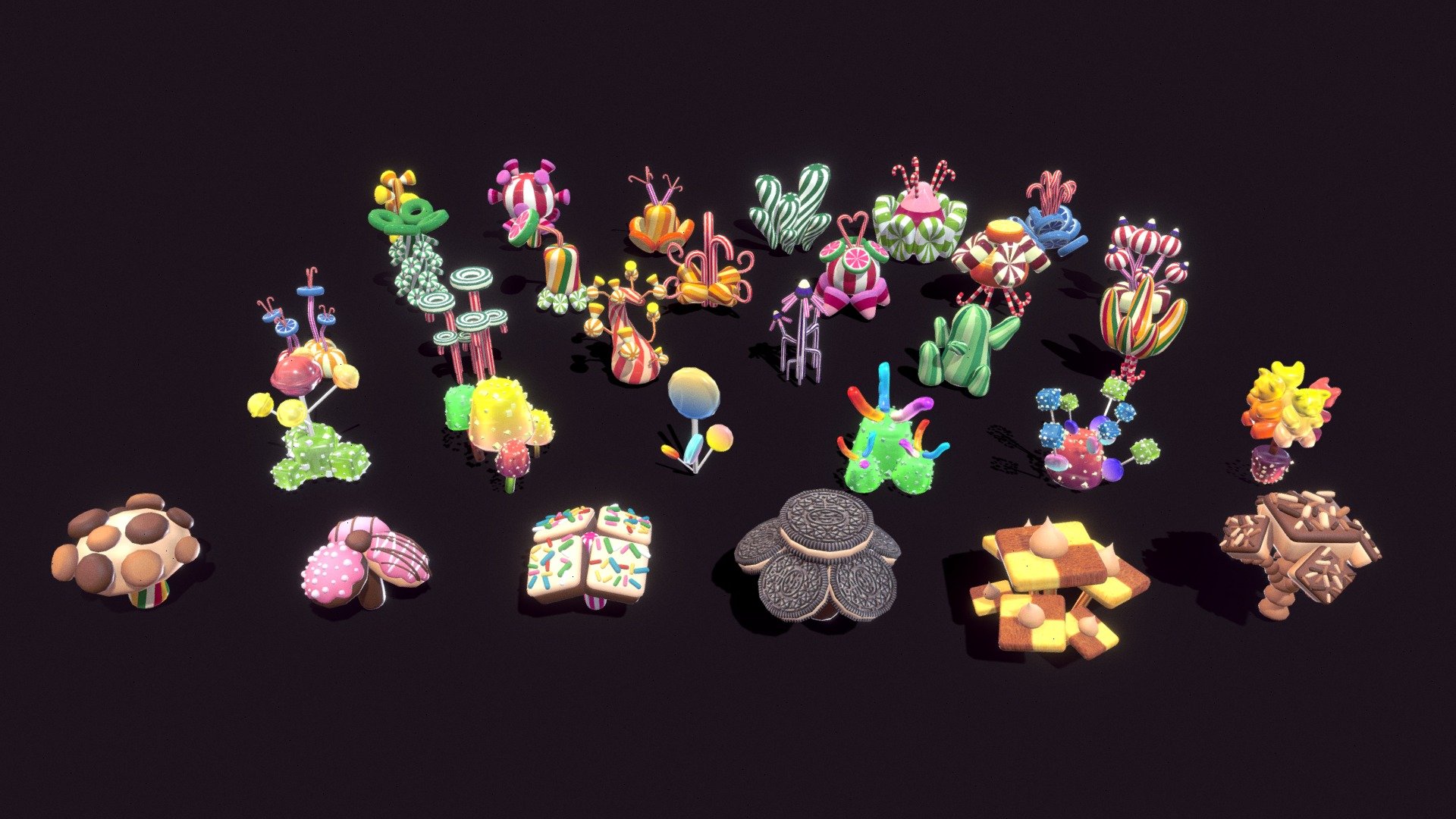 Candy World – Plants and Flowers
