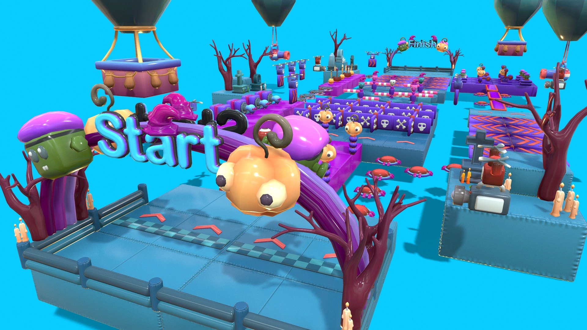 Cute Platformer Asset Pack – Halloween