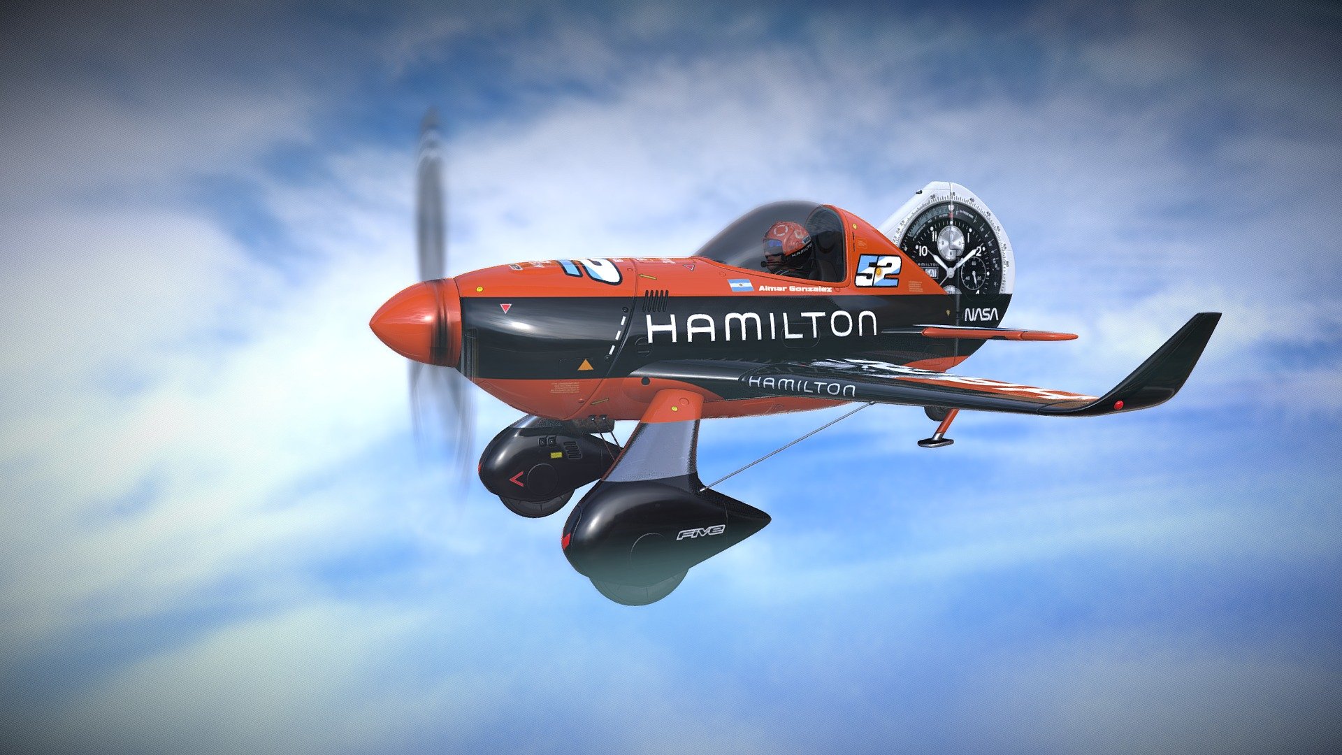 Fly toy air-racing EAGLE-600