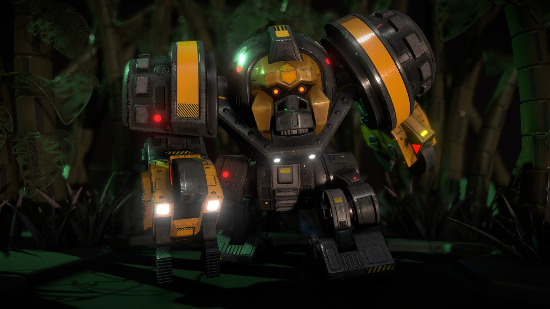 Gorilla_XX mecha