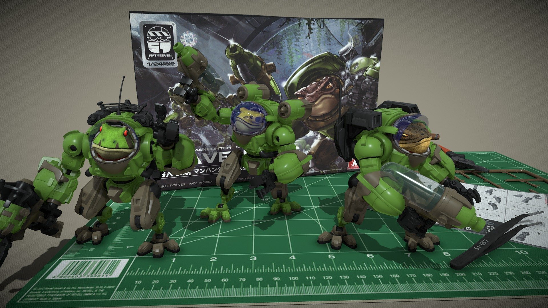 GRAVE FROG MODELKIT SCENE