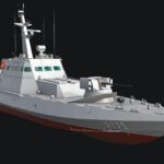 Gyurza M class artillery boat 58155