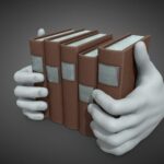 hands bookends 3dprint 3d model