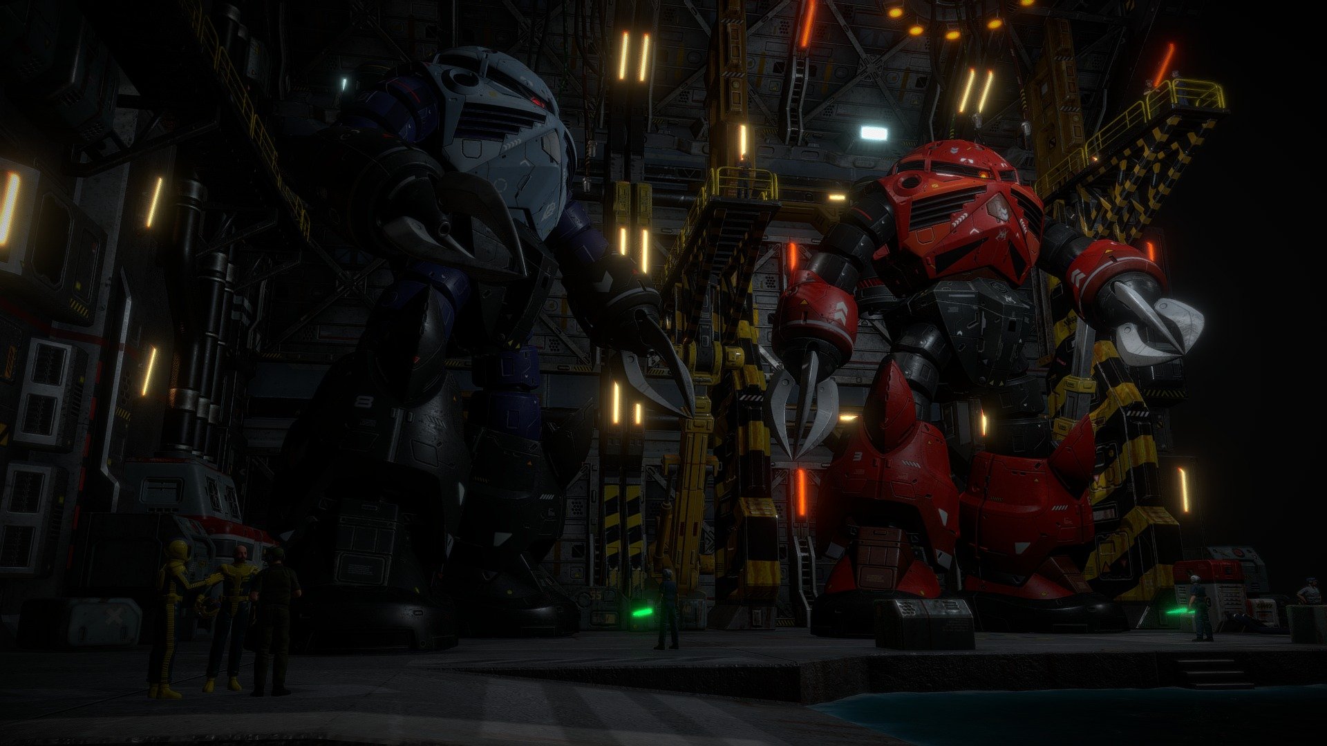 Hangar Mobile_suit Z’Gok , Principality of Zeon