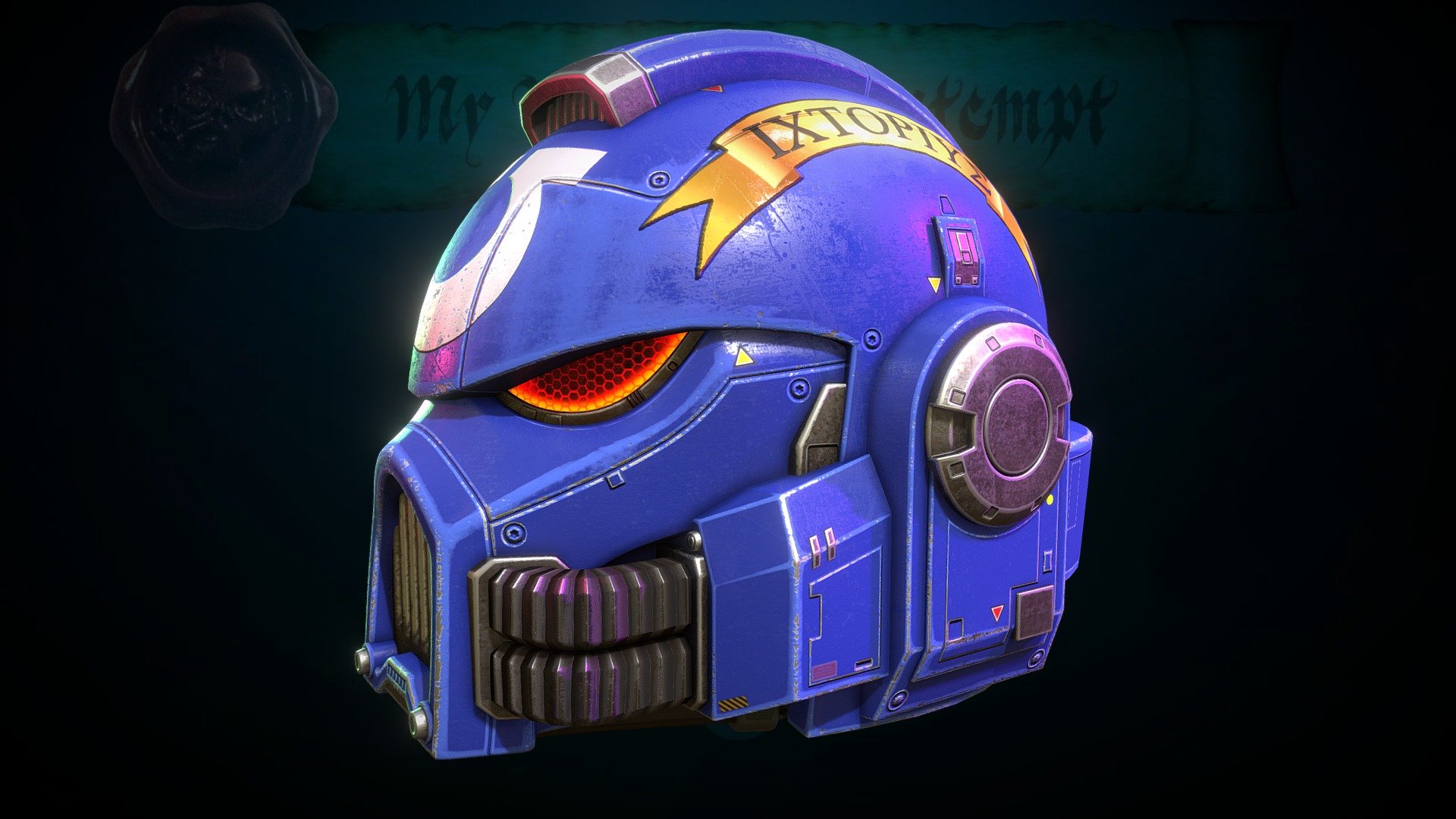 Helmet MK VIII ultramarines