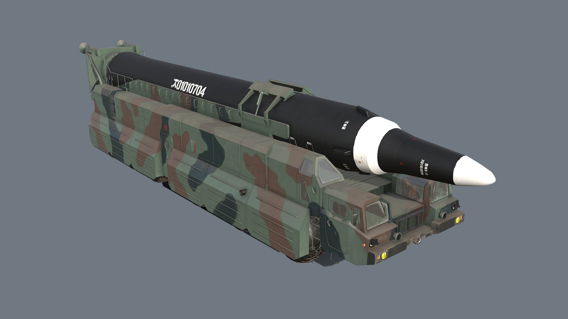 Hwasong 12 missile launcher