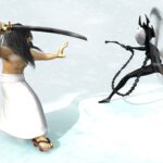 jack vs the daughter of aku 3d model
