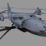 kamov ka 35 concept helicopter 3d model