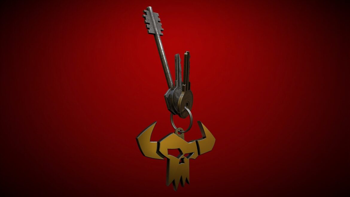 keychain of the orks 3d model