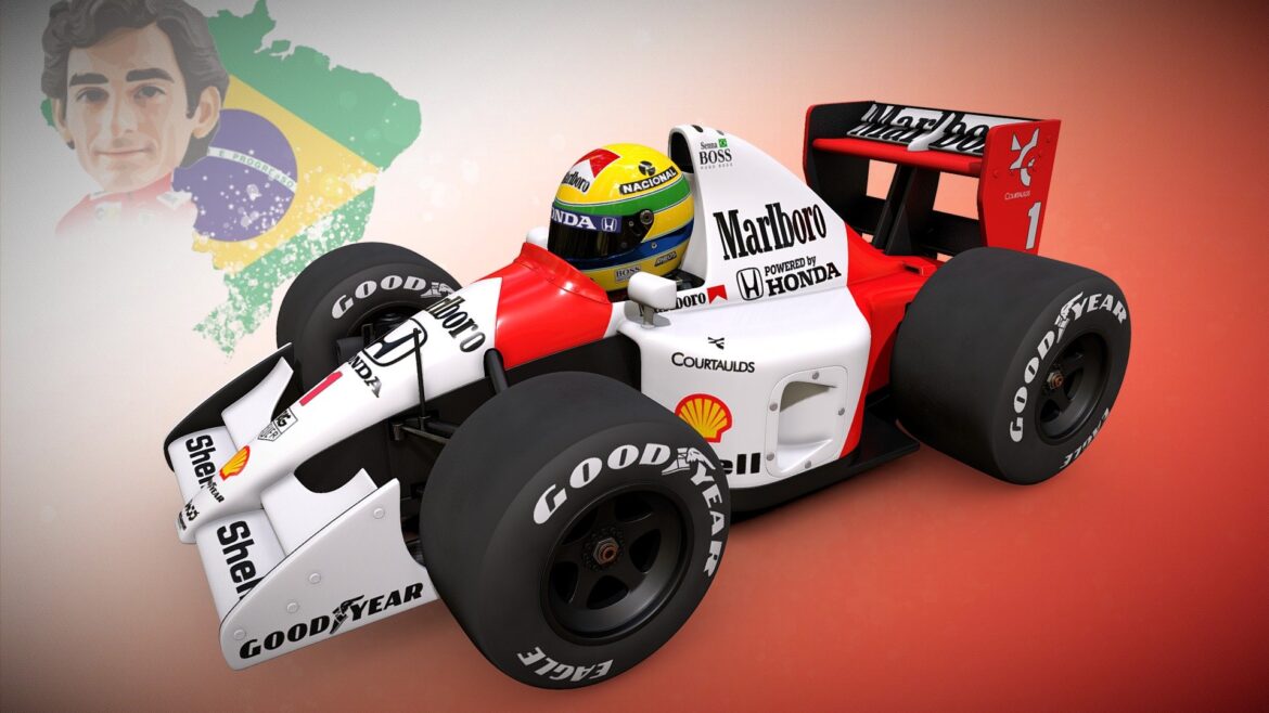 mclaren mp46 1991 choro q 3d model
